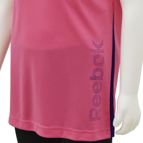 Remera Infantil Reebok G Es Func Tee Deportiva p/ Ejercicio Rosa
