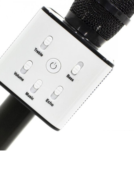 Micrófono Karaoke bluetooth inalámbrico parlante USB Negro