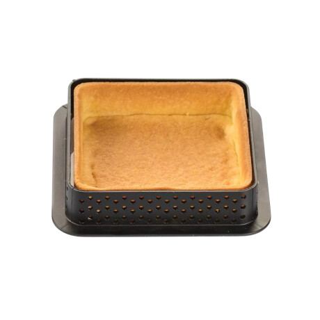 Molde para tarta microperforado cuadrado por 6 unidades Molde para tarta microperforado cuadrado por 6 unidades