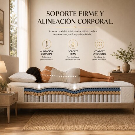 Colchon de resortes 2 Plazas HAMPTONS Titanium Colchon de resortes 2 Plazas HAMPTONS Titanium