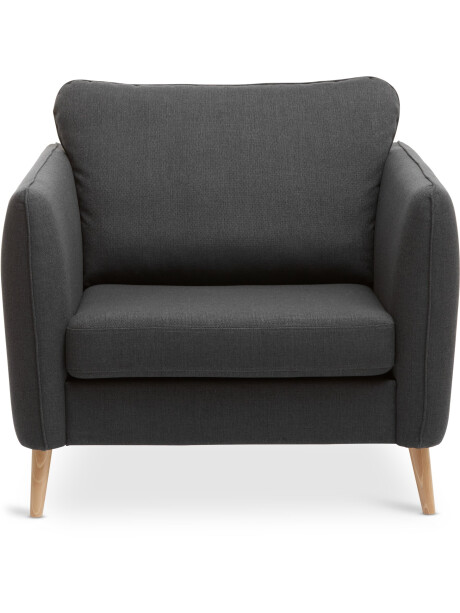 Sillón AAARHUS 1 cuerpo tela gris osc Sillón AAARHUS 1 cuerpo tela gris osc