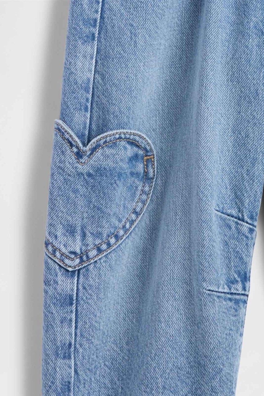 Jean Horseshoe Toddler Niña Medium Wash