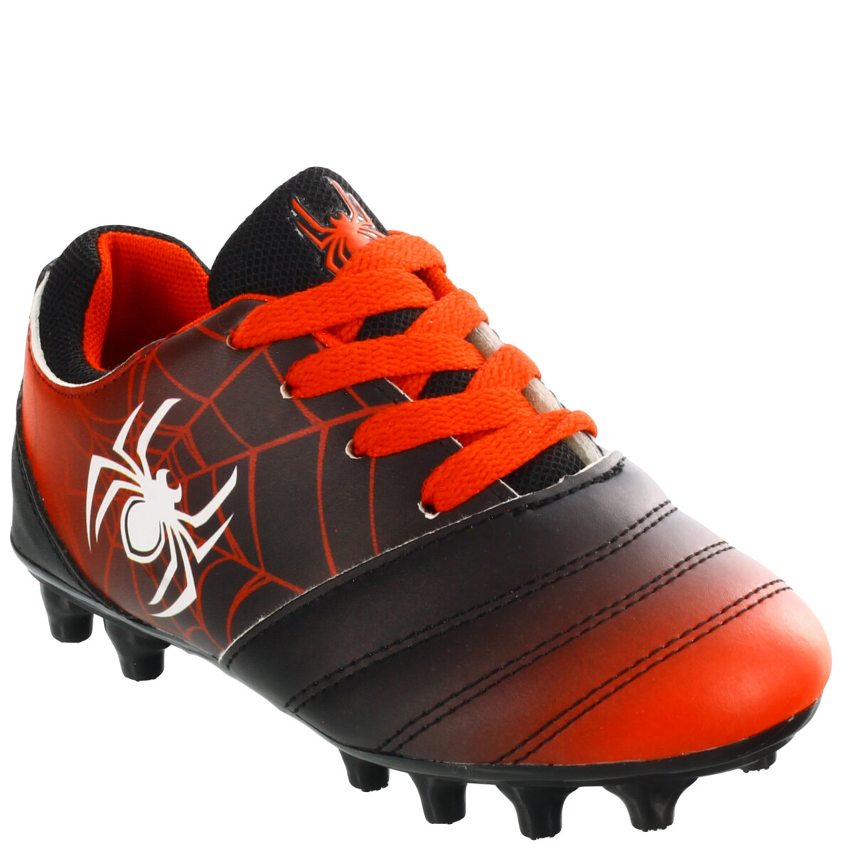 Championes de Niños Marvel Futbol Campo Spiderman - Negro - Rojo - Blanco 