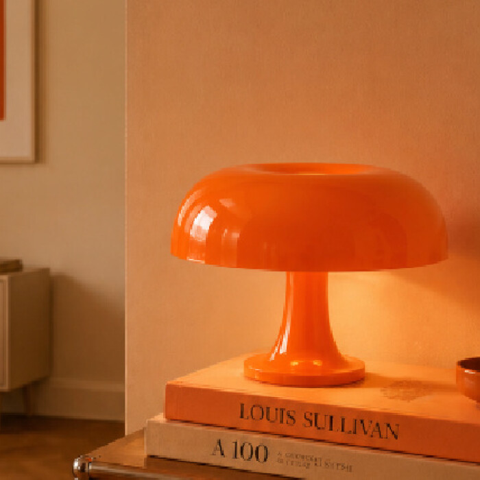 Luminaria Mushroom Naranja