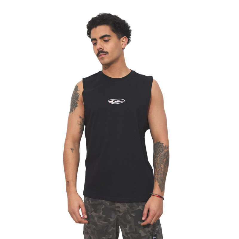 Musculosa Quiksilver Quik Globe - Negro Musculosa Quiksilver Quik Globe - Negro