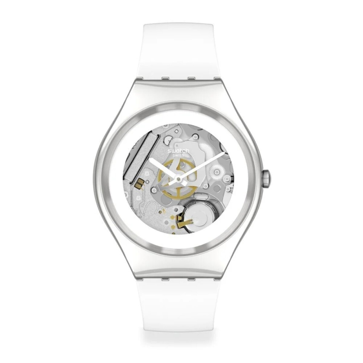 Reloj Swatch Fashion Silicona Blanco 