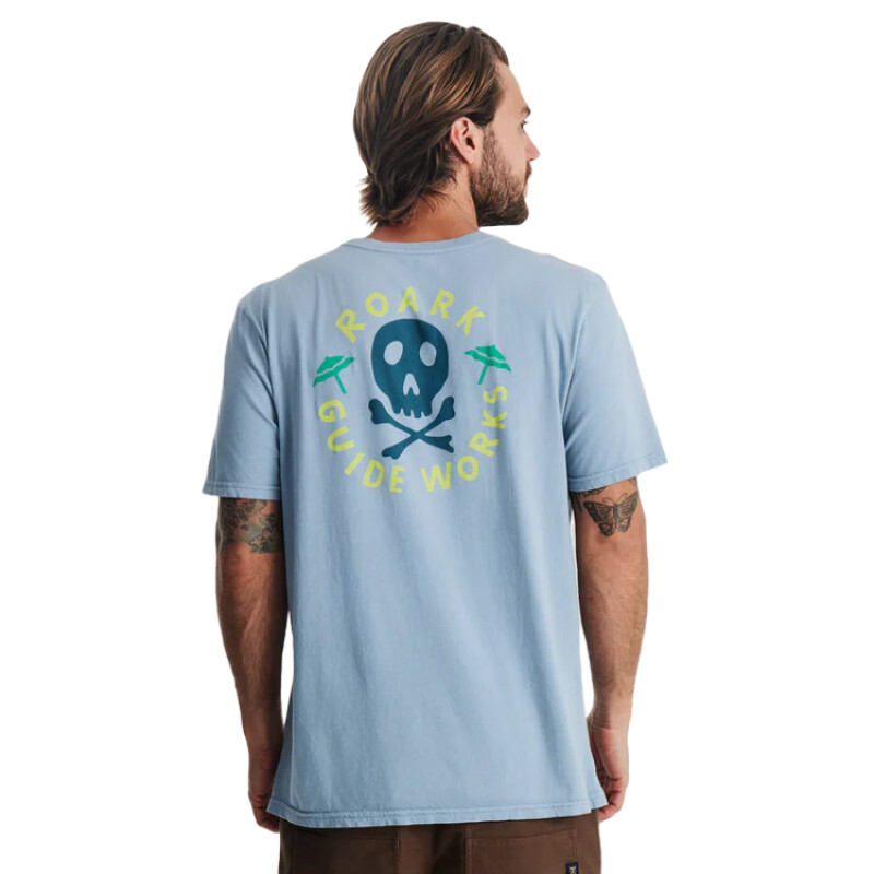 Remera Roark Guideworks Skull - Celeste Remera Roark Guideworks Skull - Celeste