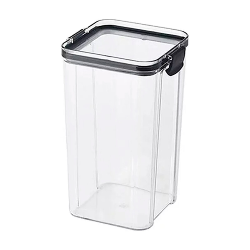 Pote hermético cuadrado 1300 ml TRANSPARENTE