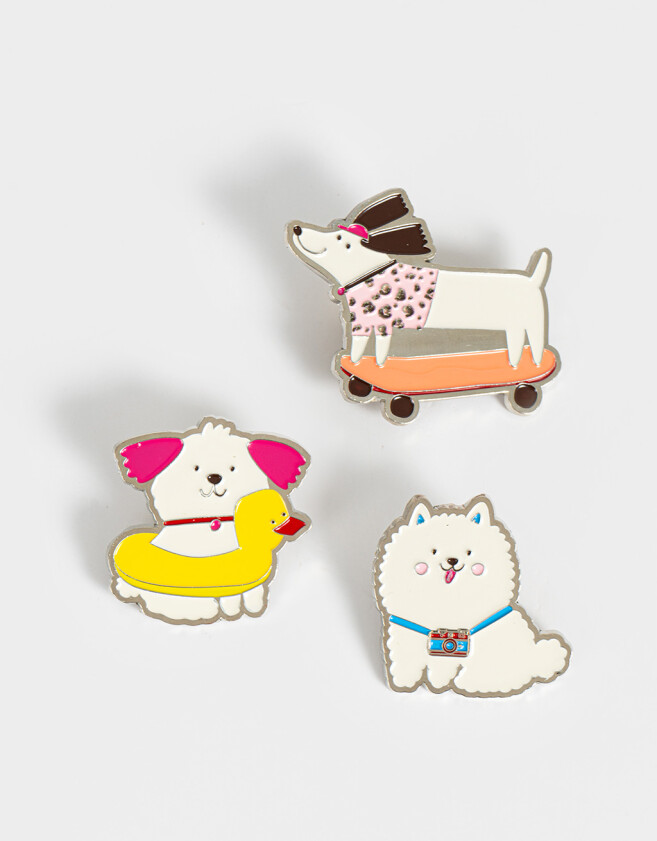 Pin Esmaltado Set De Pines Metálicos - Combinacion Multicolor