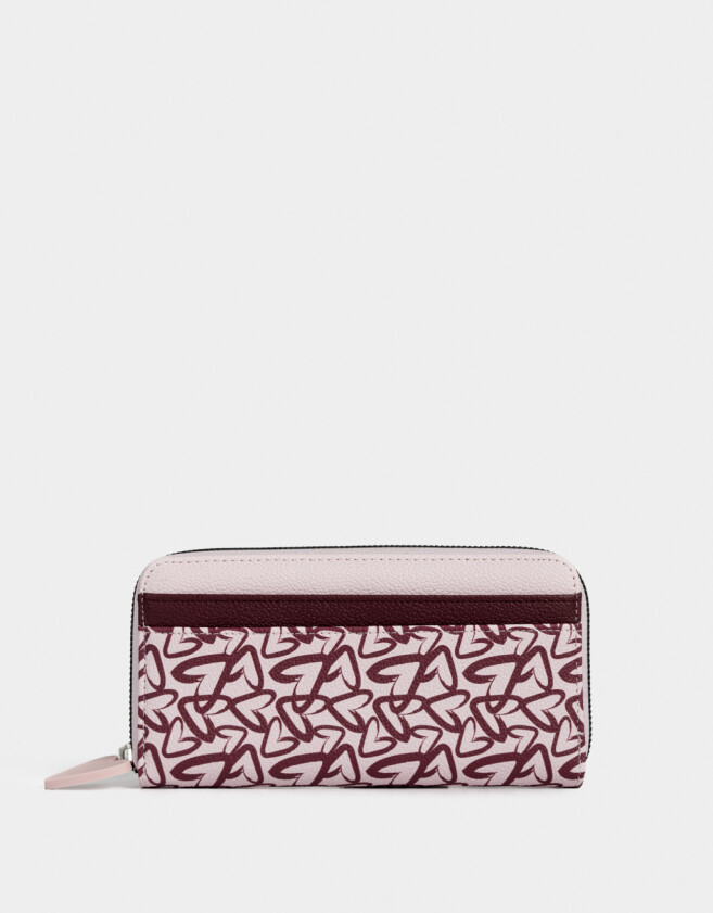 Ficheros Billetera Fichero Cuerina Estampado - Combinacion Tricolor