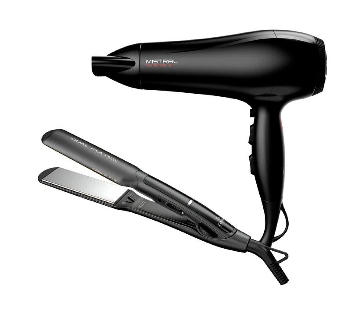 Combo Gama Pla XWide Dig 4D Dual+ Secador Mistral T 