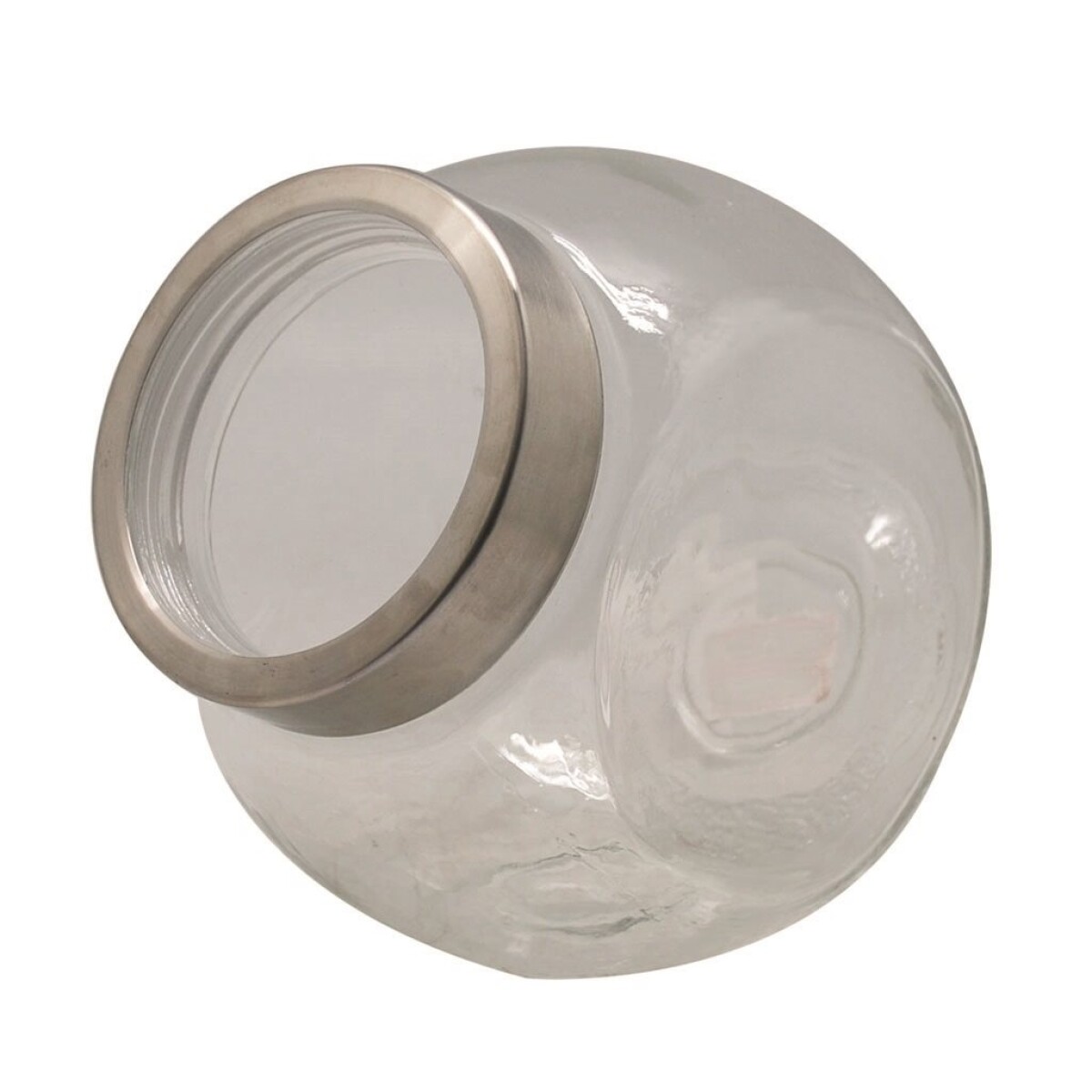 RECIPIENTE REDONDO 1.5L C/ TAPA METAL. D16.5XH12CM 
