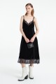 VESTIDO TERCIOPELO Negro