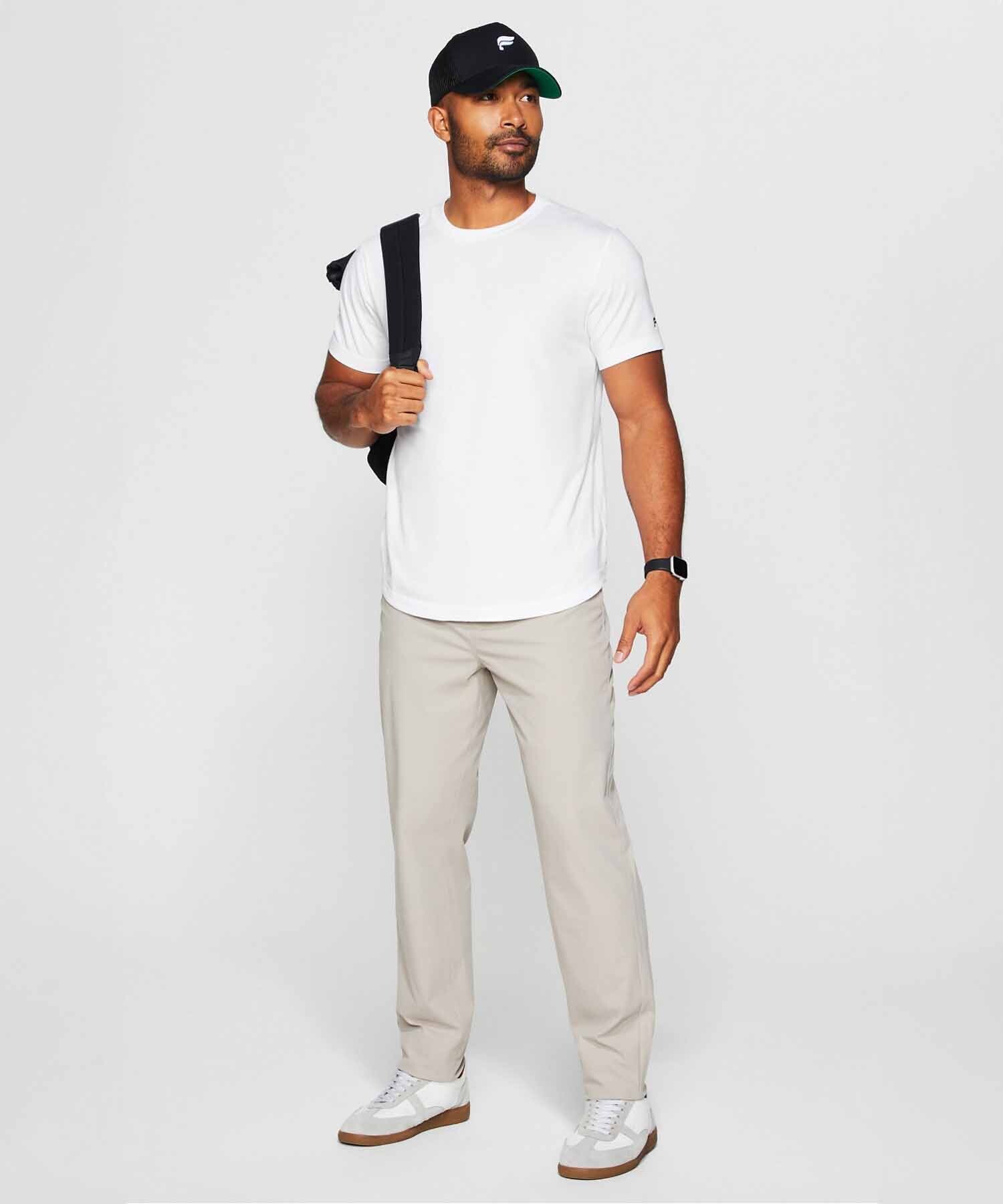 Polo Manga Corta The 24-7 Tee Curved Hem Hombre Classic White