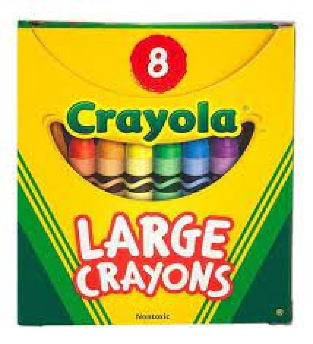 Caja Crayones Crayolas Jumbo Pack X8 Colores 