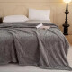 Manta Cotton Flor Corderito 2 Plazas Frazada Polar Premium 230x240 Reversible Sherpa Cálida Suave GRIS