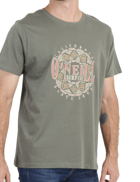 Remera O'Neill Pacific Ritual Verde Fantasma