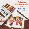 Marcadores GIOTTO Turbo Color SKIN TONES estuche *12 col. Marcadores GIOTTO Turbo Color SKIN TONES estuche *12 col.