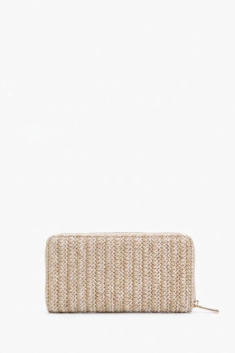 Billetera rafia negro