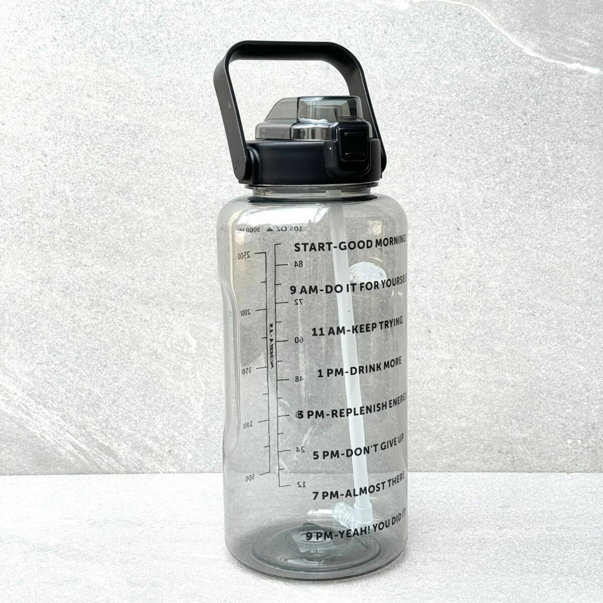 Botella Plástica Deportiva Con Sorbito 3L 