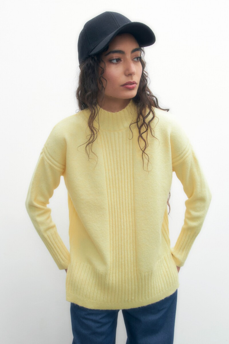 Polera oversized amarillo