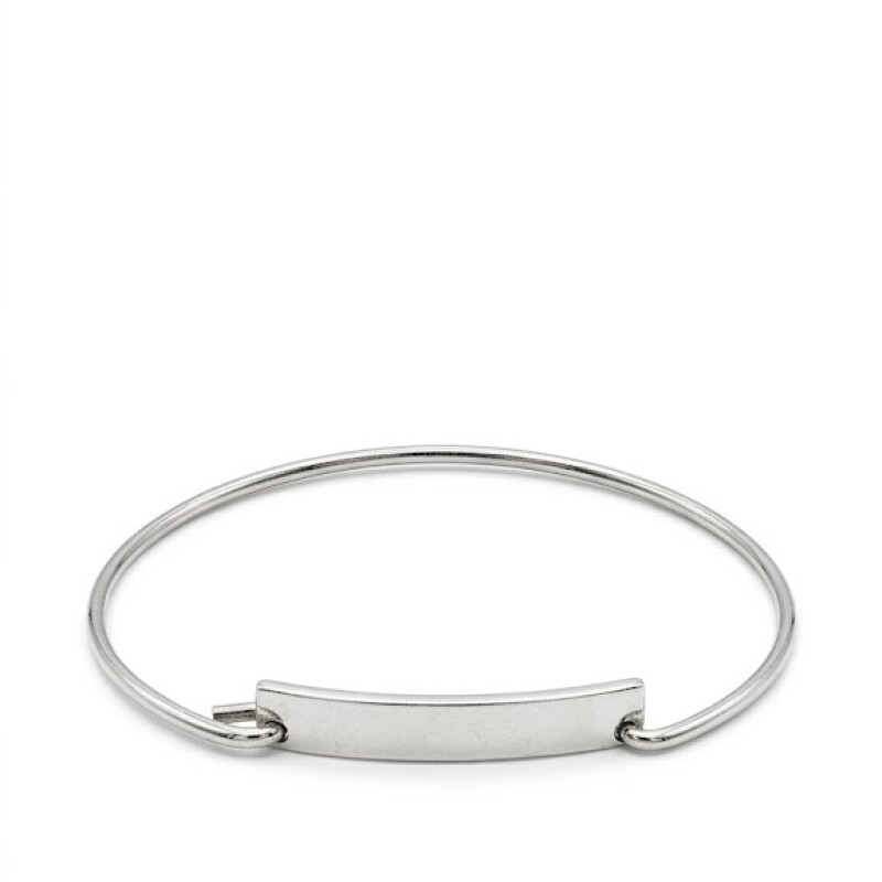 Brazalete Identidad Plata 925- Sin Piedra-BR5550 conpiedra