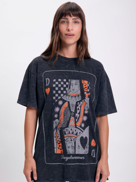 Remera oversize Negro