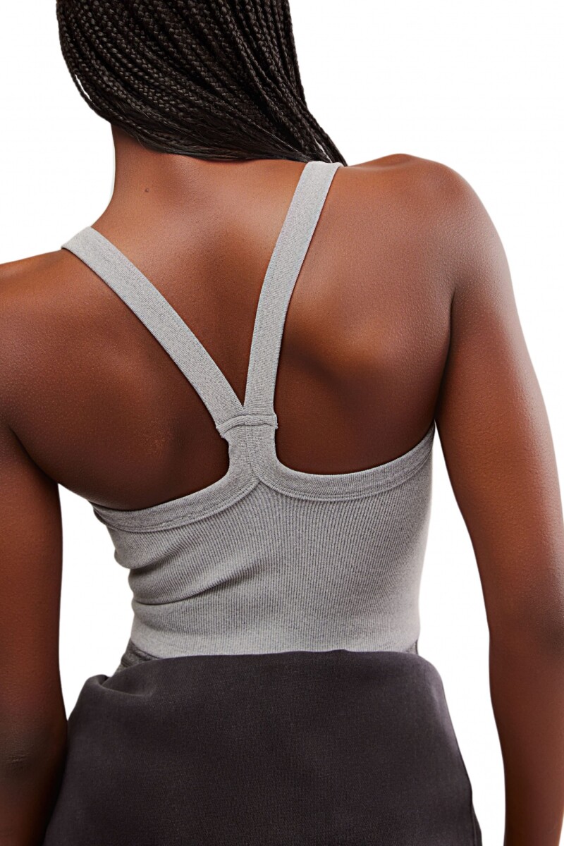 ALL CLEAR CAMI SOLID Gris