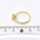 Anillo En Oro 18K Y Brillante Anillo En Oro 18K Y Brillante