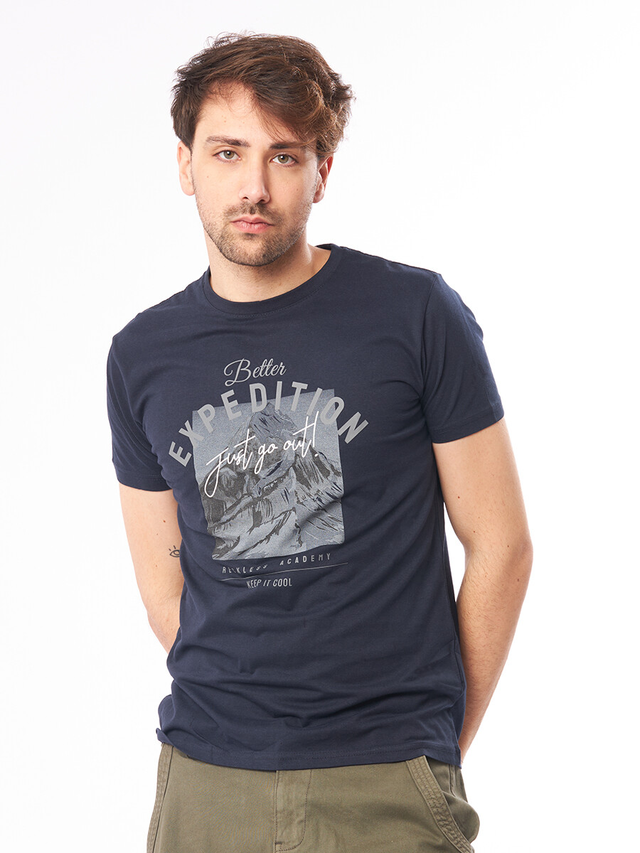 T-SHIRT EXPEDE - Navy 