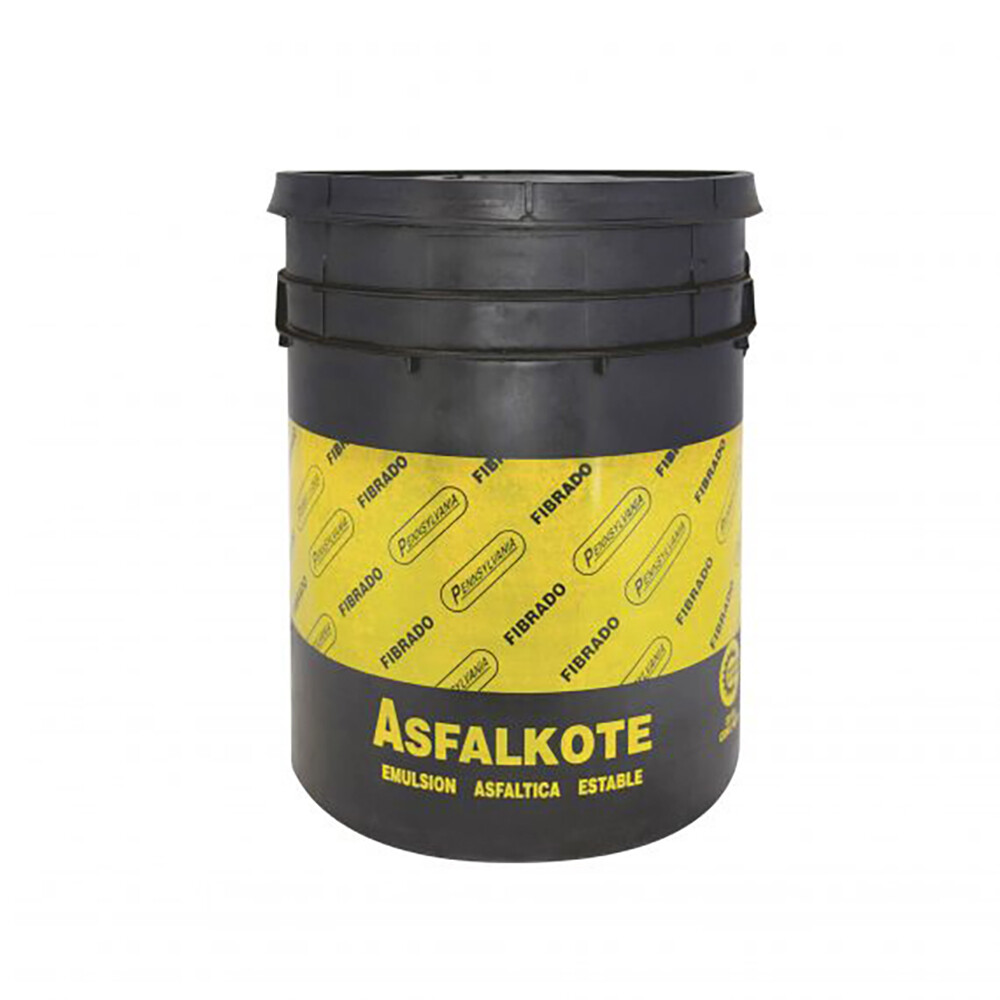 ASFALKOTE FIBRADO 18 KG PENNSYLVANIA MEMBRANA ASFÁLTICA Asfalkote Fibrado 18 Kg Pennsylvania Membrana Asfáltica