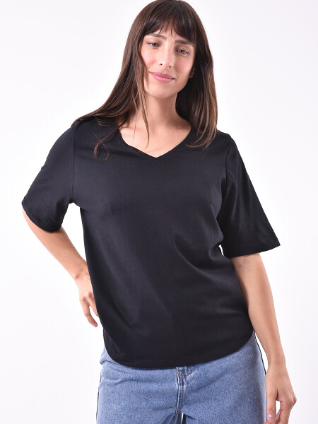 REMERA JASPA NEGRO