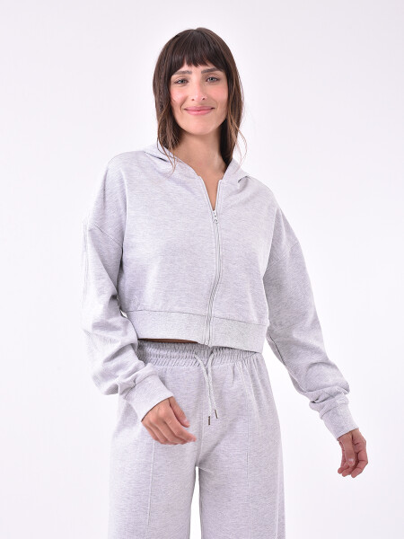CAMPERA LITA GRIS MELANGE M