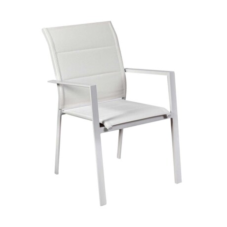 SILLA DE EXTERIOR ALUMINIO BLANCO PORTOFINO