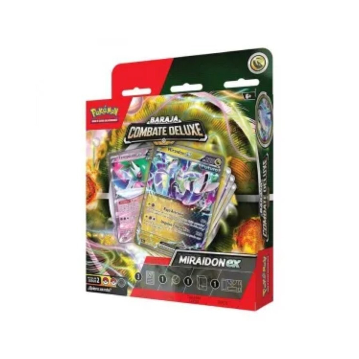 Pokemon TCG: Baraja de combate Deluxe Miraidon EX [Español] 