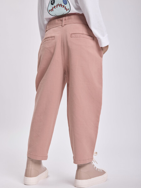 Pantalón slouchy lazo Tostado