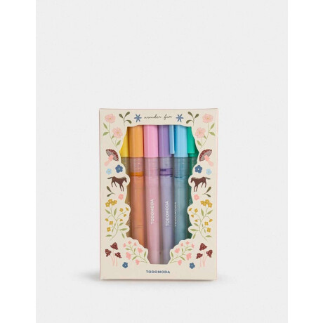 Set De 8 Resaltadores Acrílicos Combinacion Multicolor