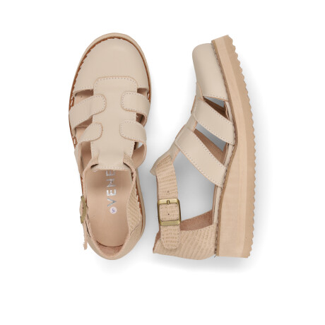 SANDALIAS VENET - CUERO LILE BEIGE