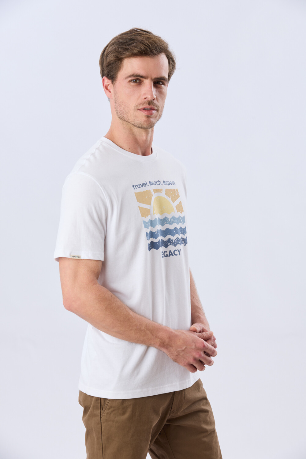 REMERA ESTAMPADA DE ALGODÓN Blanco