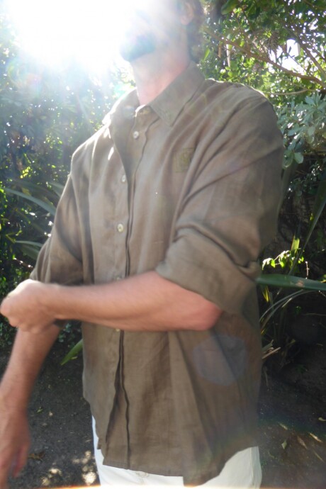 Linen Shirt for Men Verde