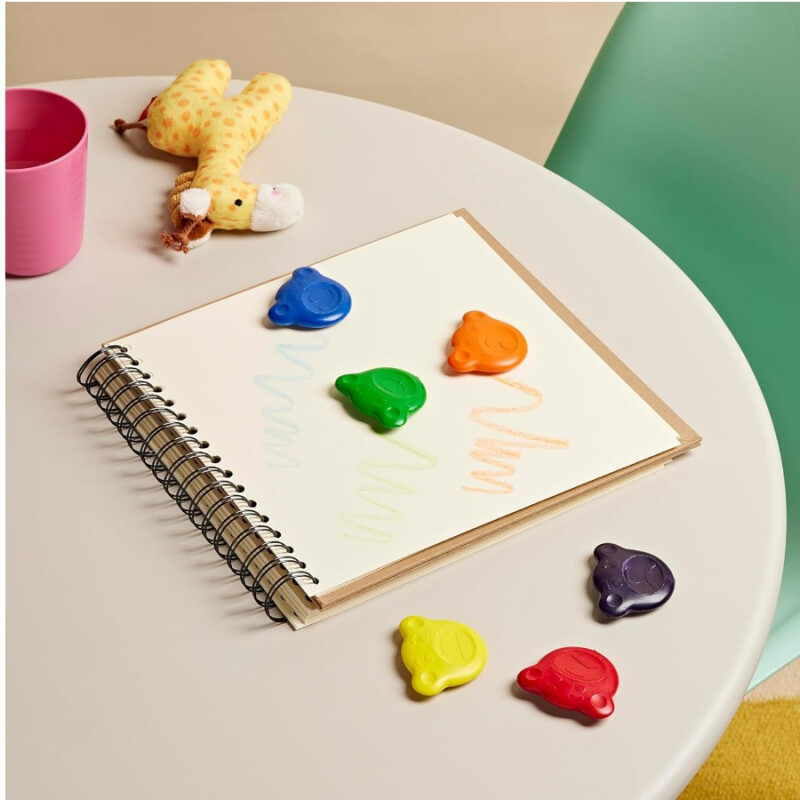 Crayones Teddy Carioca Baby x6 Crayones Teddy Carioca Baby x6