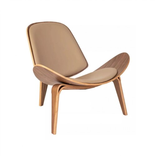 Butaca Shell Natural / Marron