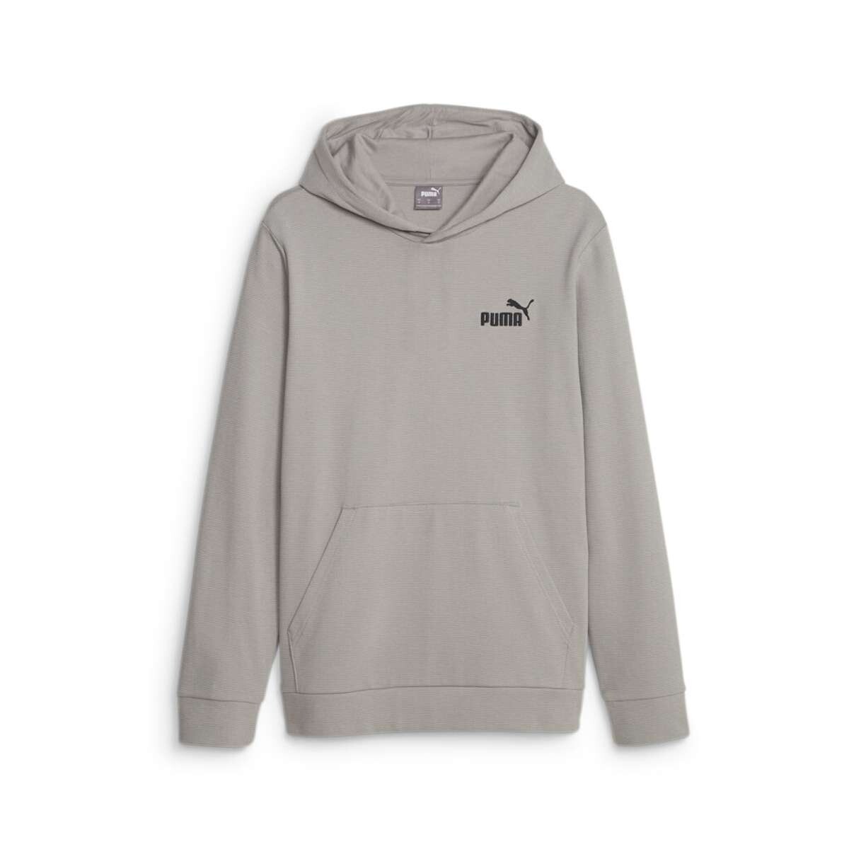 Abrigo Essentials Elevated Hoodie de Hombre - Gris 
