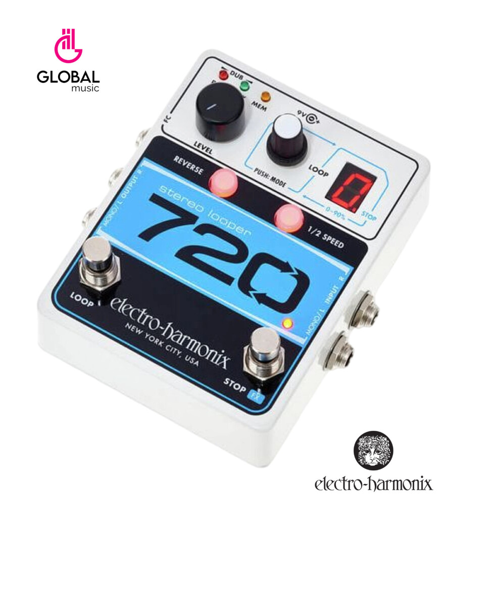 Pedal Electro Harmonix 720 Stereo Looper 12 Minutos 