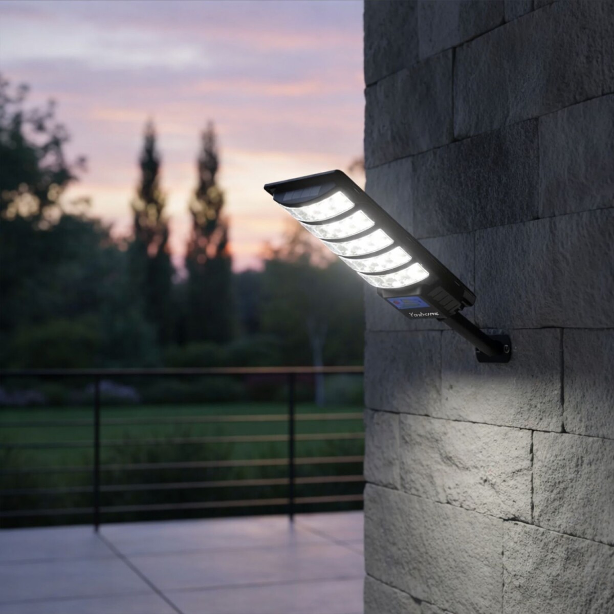 Lampara Solar Led Luminaria Exterior Luz Potente 200 Leds 