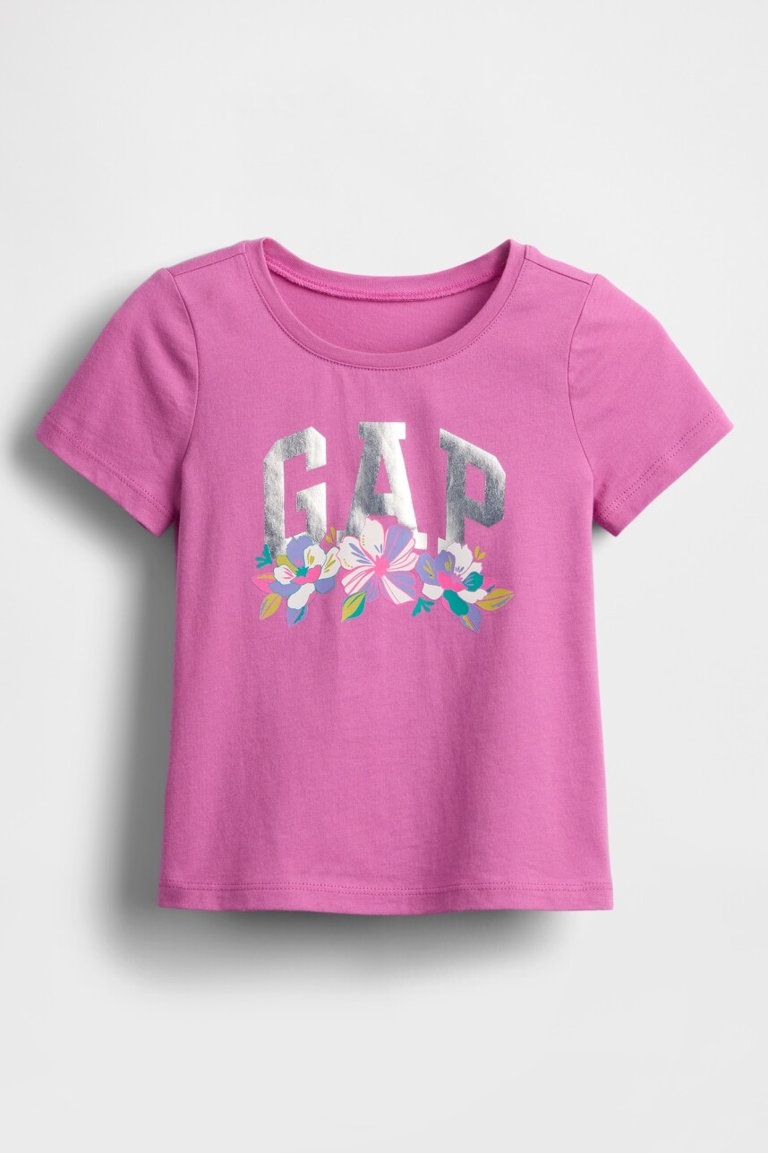 Remera Logo Gap Toddler Niña Budding Lilac