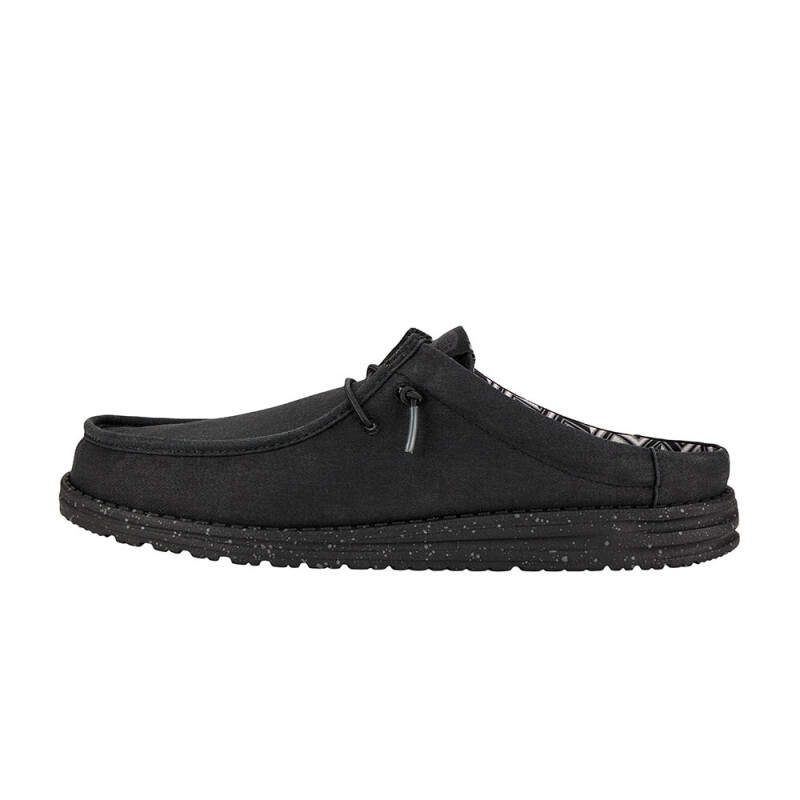 Wally Slip Stretch Canvas - Hombre Black/black