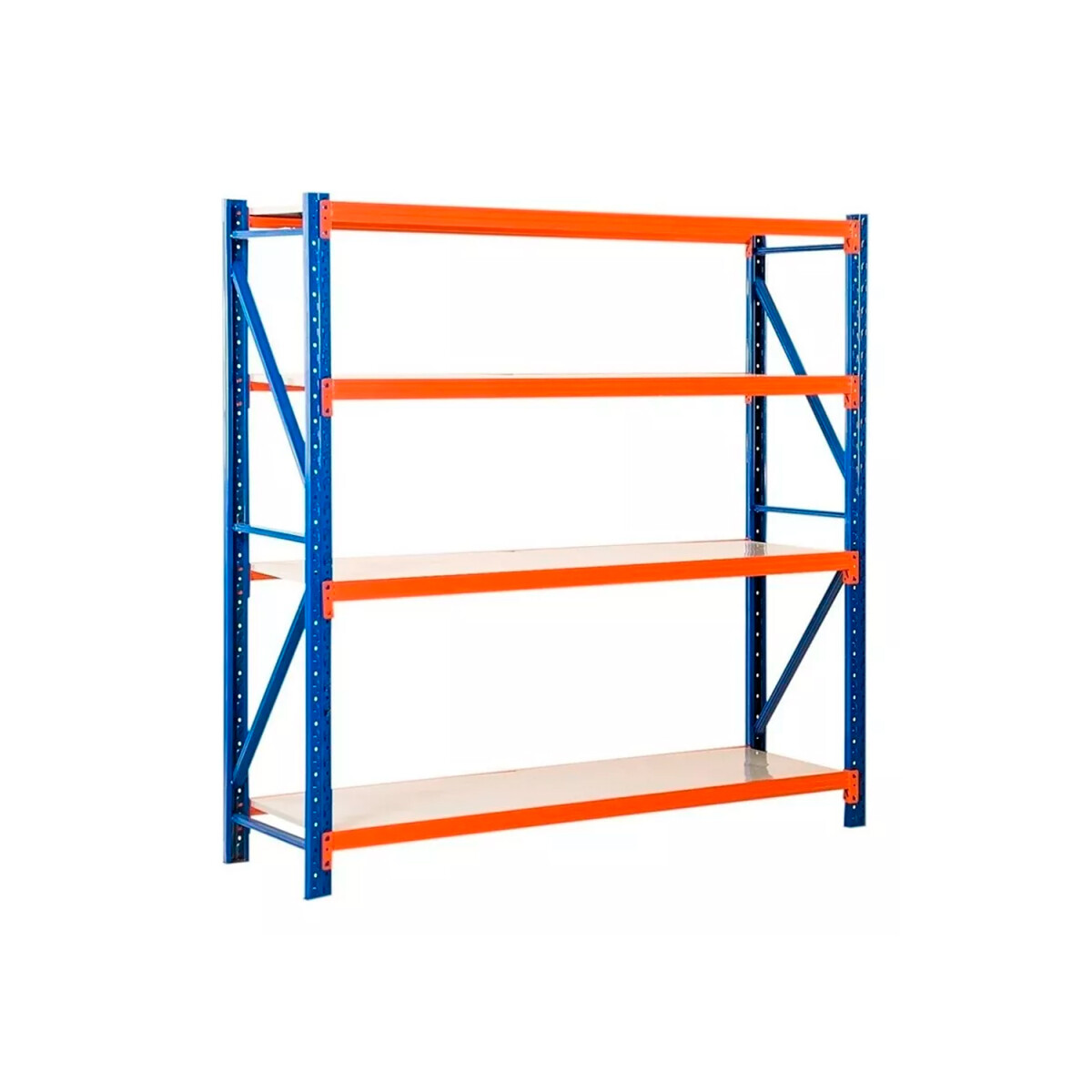 Estanteria Metalica Reforzada Sin Tornillos 200X200X60cm 