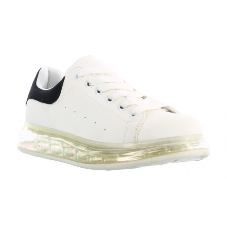 Championes de Hombre N+ acordonado Blanco - Negro