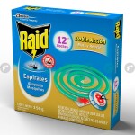 RAID ESPIRALES ANTIMOSQUITO CJ X 12 UNID única